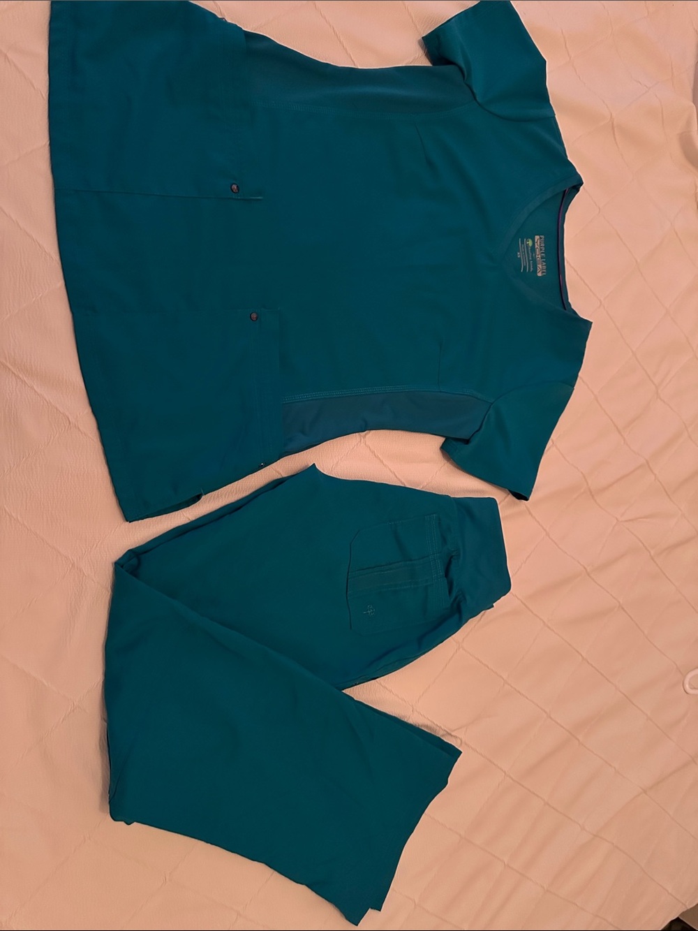 Healing hands woman’s scrubs